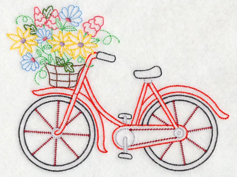 Bicycle in Bloom (Vintage) - Image 4