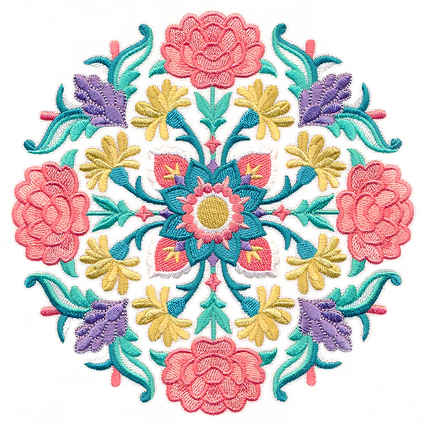 Blissful Floral Medallion - Image 2