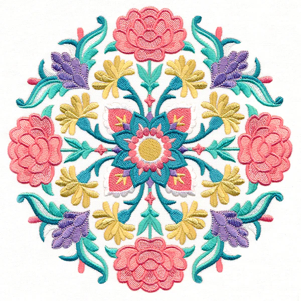 Blissful Floral Medallion - Image 6