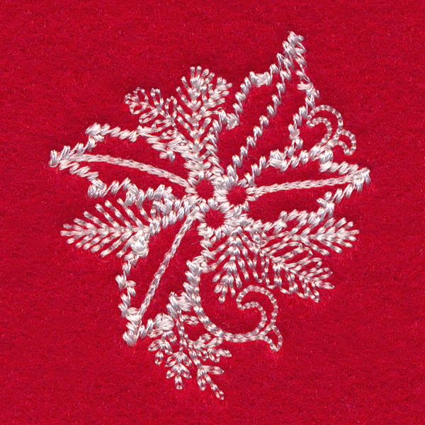 Blissful Holly and Berries (Whitework) - Image 5