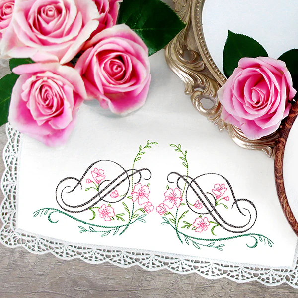 Blooming Calligraphic Corner - Image 2