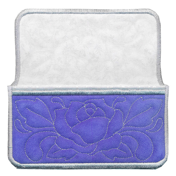 Blooming Rose Eyeglasses Case (In-the-Hoop) - Image 5