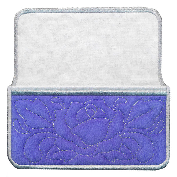 Blooming Rose Eyeglasses Case (In-the-Hoop) - Image 8