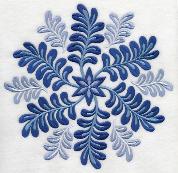 Blue Fern Medallion 3 - Image 6