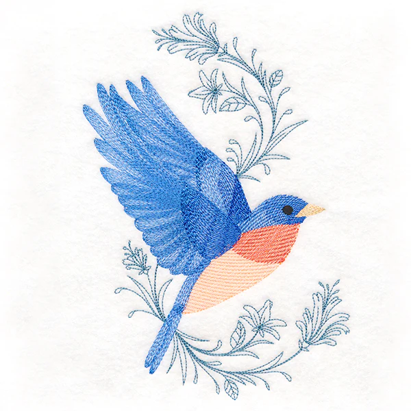 Bluebird in Flight - Image 2