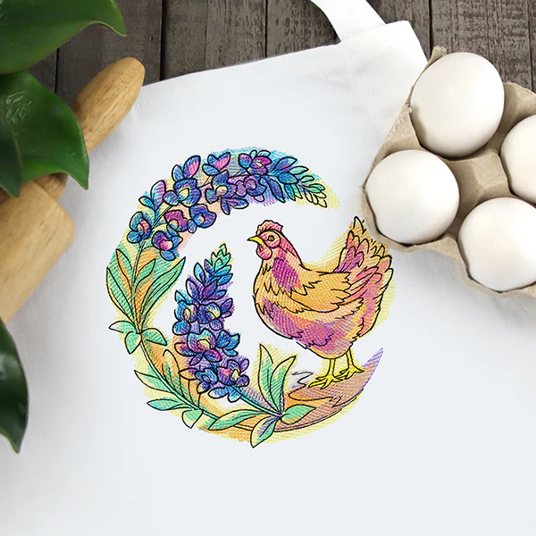Bluebonnet Blooms Chicken - Image 4