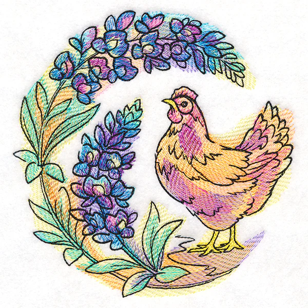 Bluebonnet Blooms Chicken - Image 5