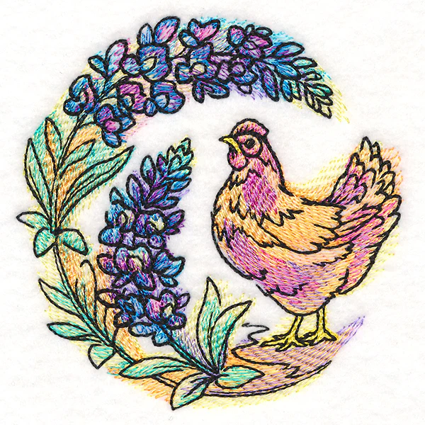 Bluebonnet Blooms Chicken - Image 9