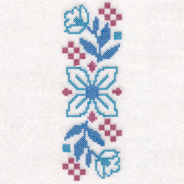 Bold Floral Border (Cross Stitch) - Image 2