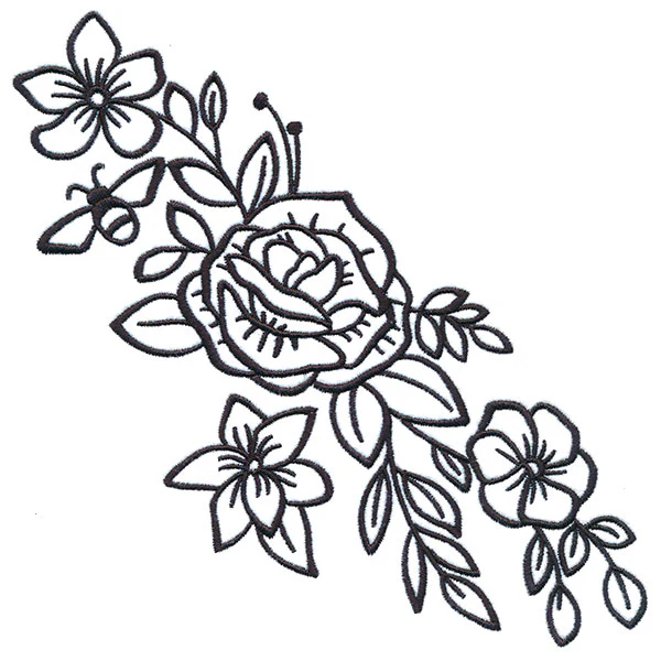 Budding Florals Spray - Image 2