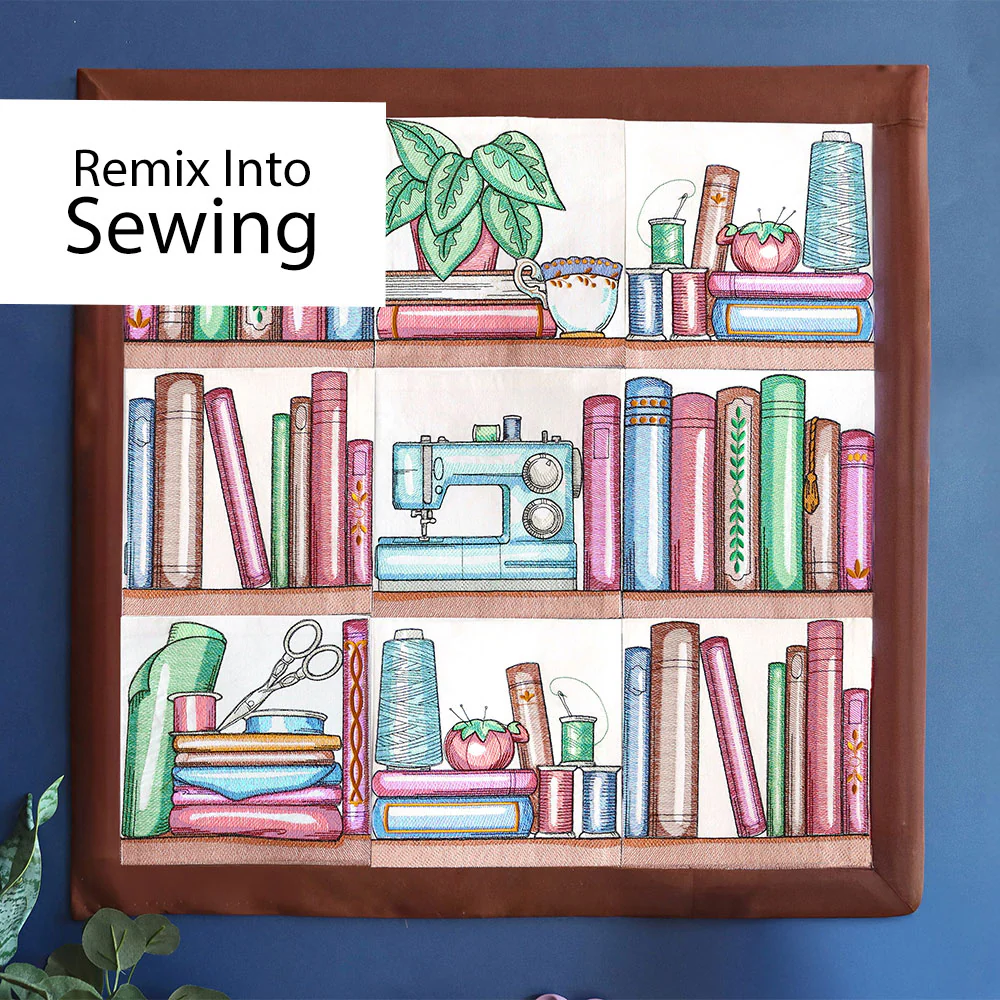 Build a Crafty Bookshelf Quilt Design Pack - Image 5
