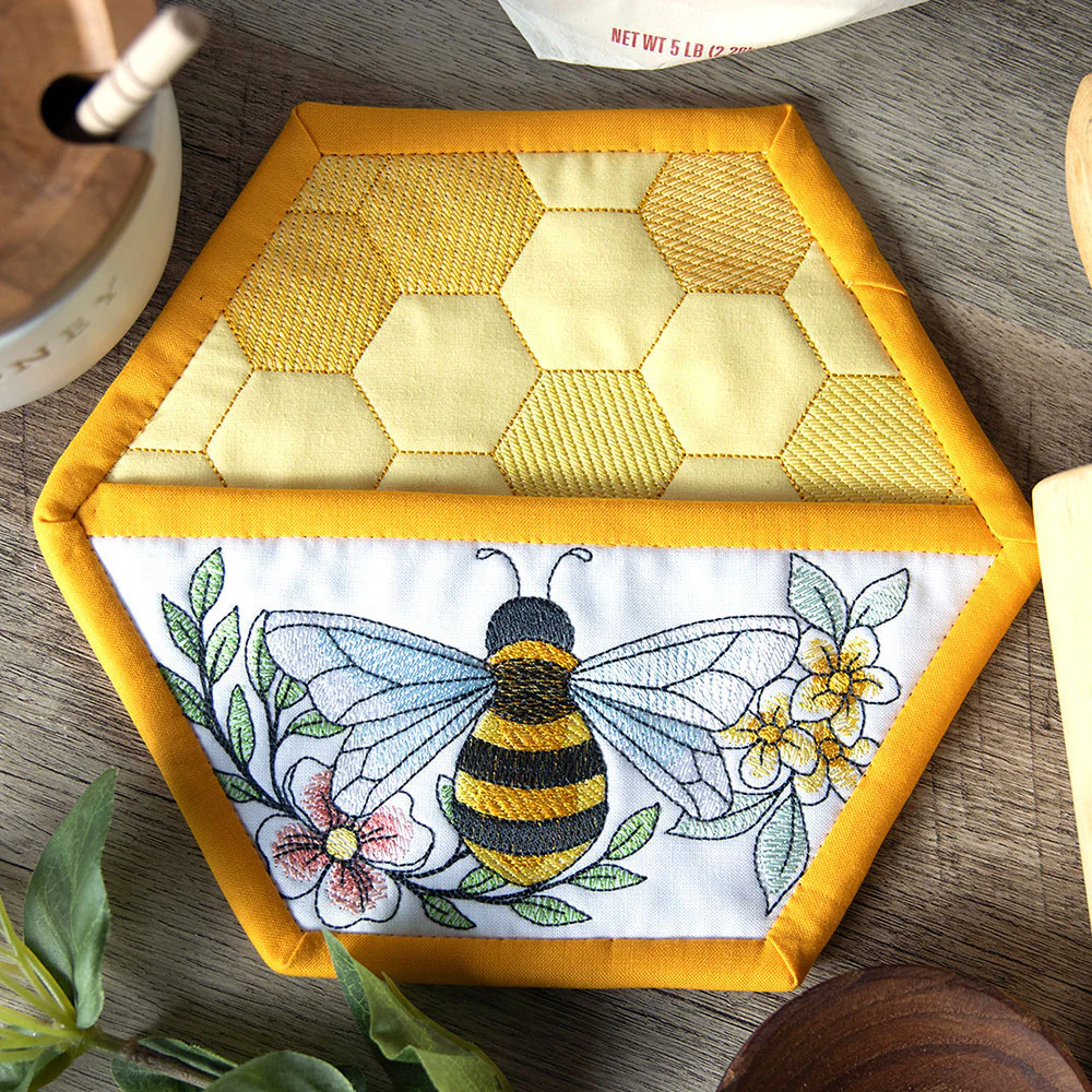 Buzzin' Bee Hexagon Kitchen Design Pack - Image 2