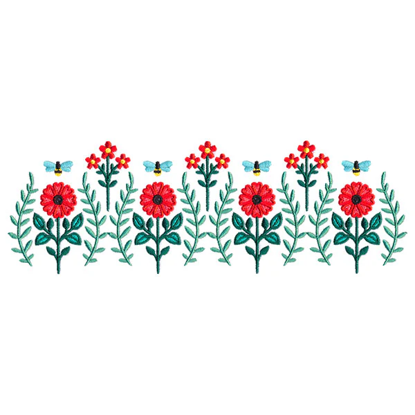 Buzzin' Blooms Border - Image 3