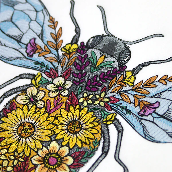 Buzzing Bee in Flowers - Image 9