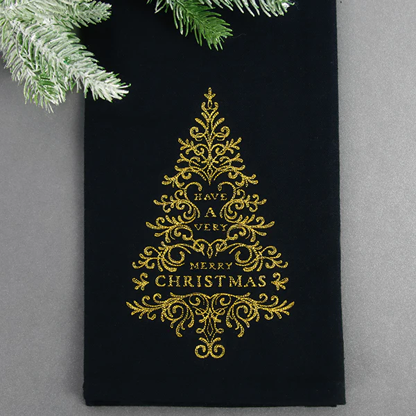 Calligraphic Merry Christmas Tree - Image 6