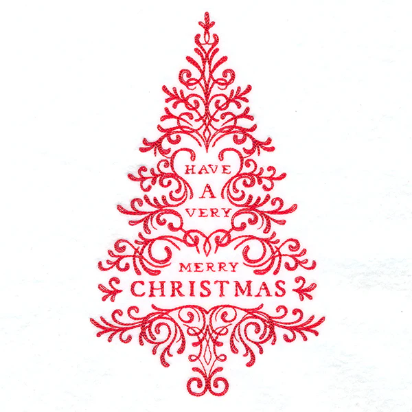 Calligraphic Merry Christmas Tree - Image 7