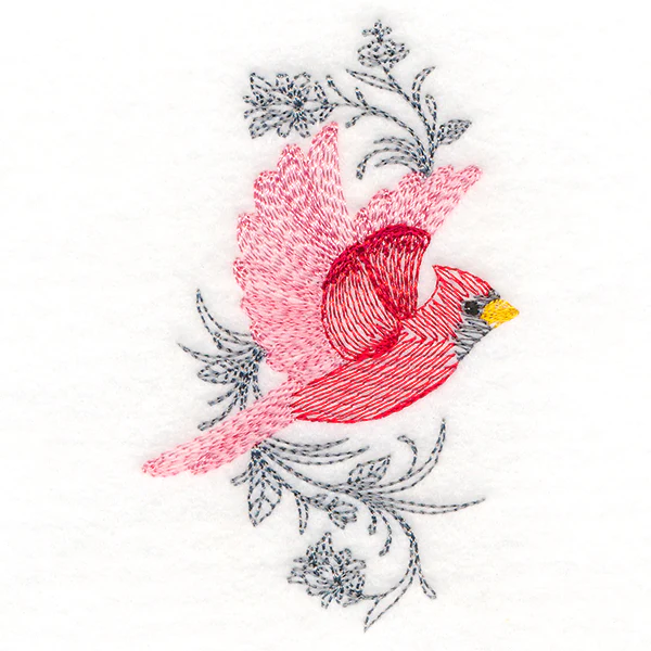 Cardinal in Flight - Image 5