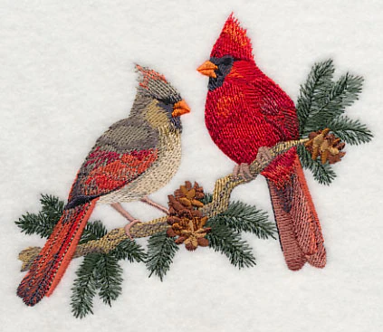 Cardinals in Pine - Image 3
