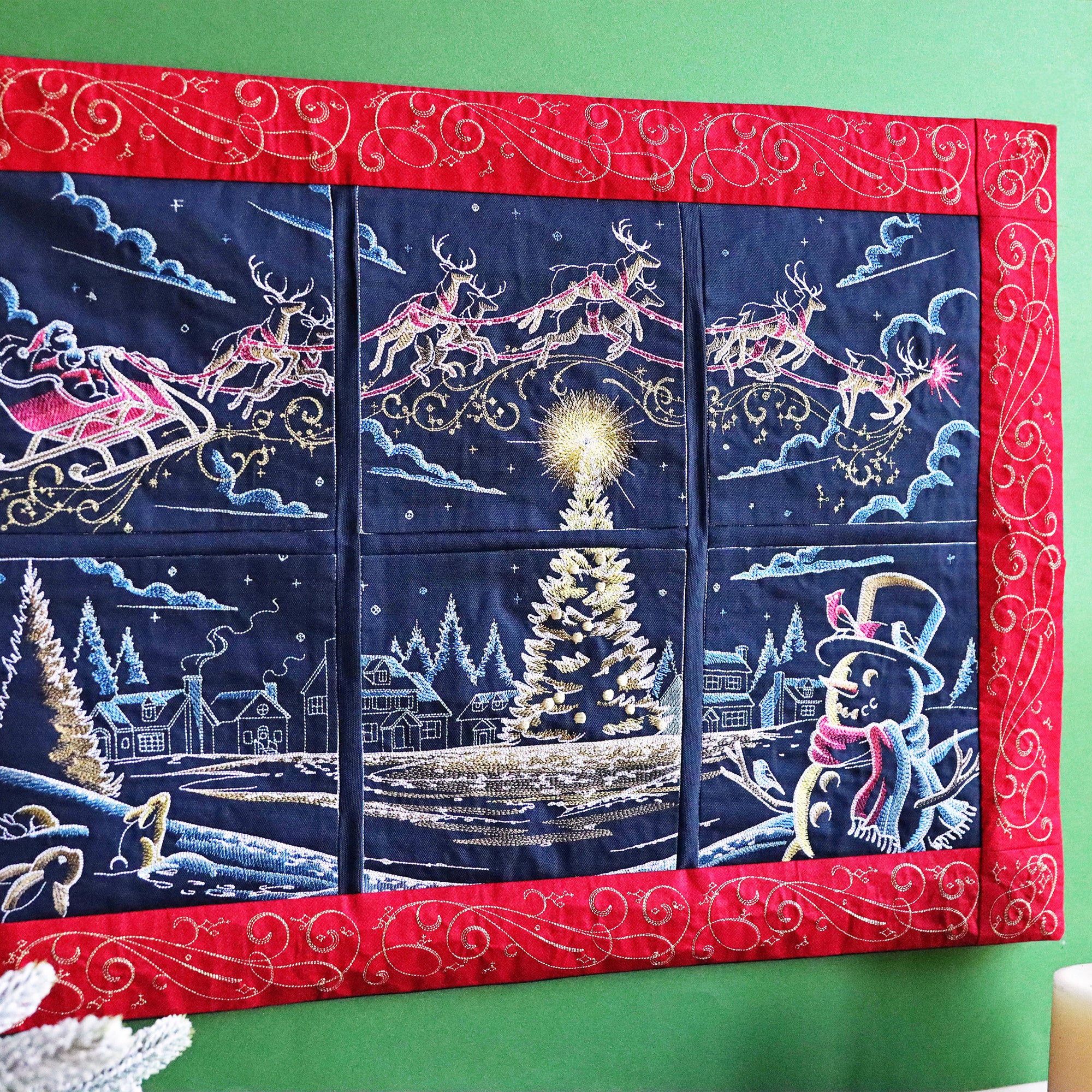 Celestial Christmas Swirls Frame - Image 4