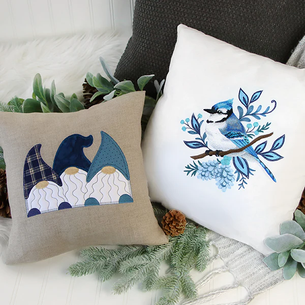 Charming Gnomes Trio (Heirloom Applique) - Image 6