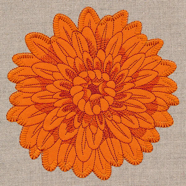 Cheerful Chrysanthemum (Heirloom Applique) - Image 3