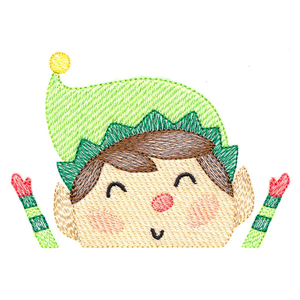 Cheerful Elf Pocket Peeker - Image 3
