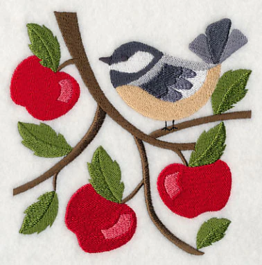 Chickadee in Apple Tree - Image 4