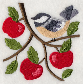 Chickadee in Apple Tree - Image 5