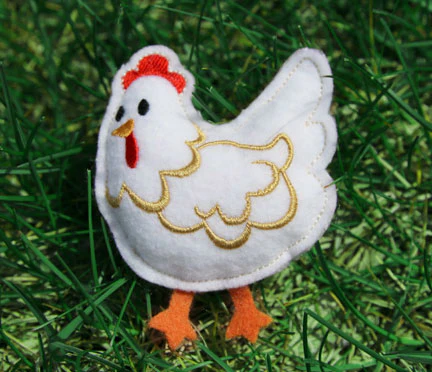 Chicken Barnyard Stuffie (In-the-Hoop) - Image 2