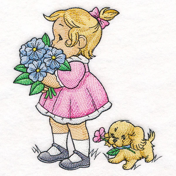 Childhood Charm - Holding a Bouquet - Image 4