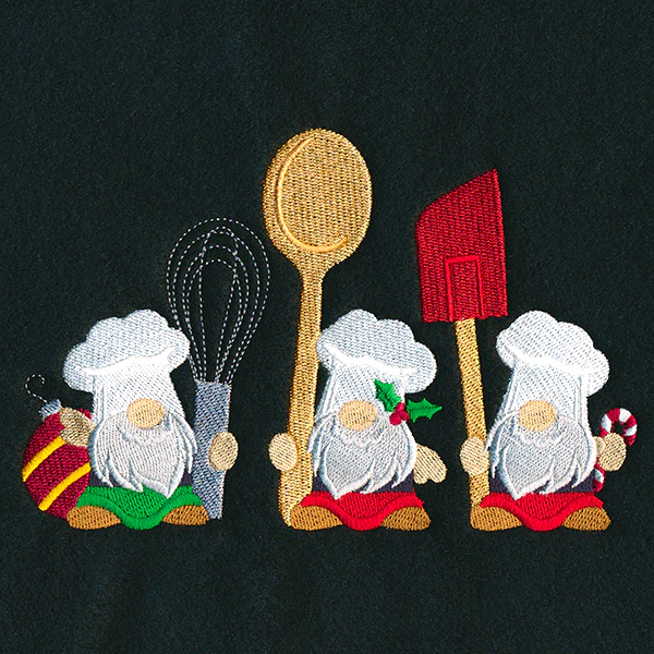 Christmas Baking Gnomes Trio - Image 4