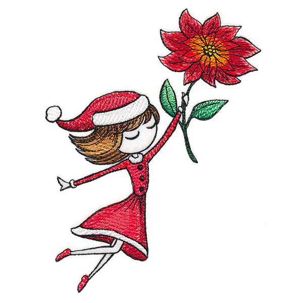 Christmas Beauty with Poinsettia - Image 2