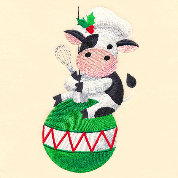 Christmas Chef Cow - Image 3