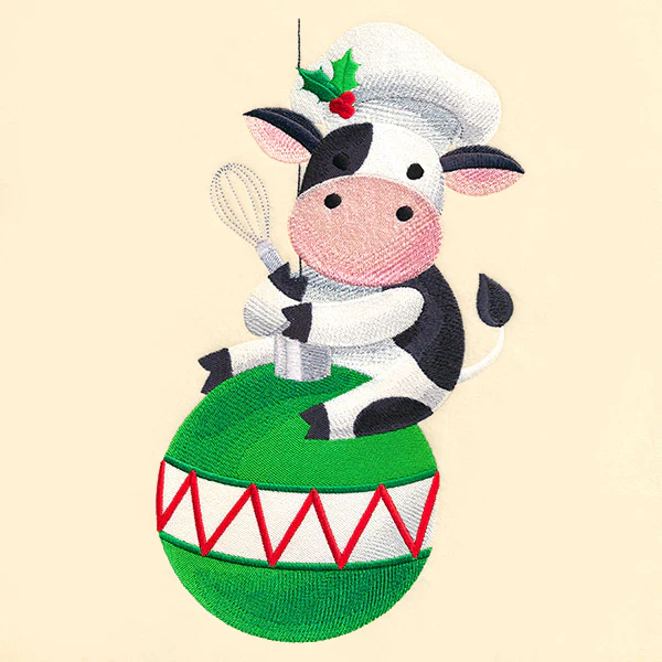 Christmas Chef Cow - Image 6