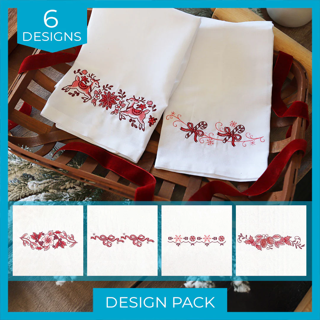 Christmas Delft Borders Design Pack - Image 8