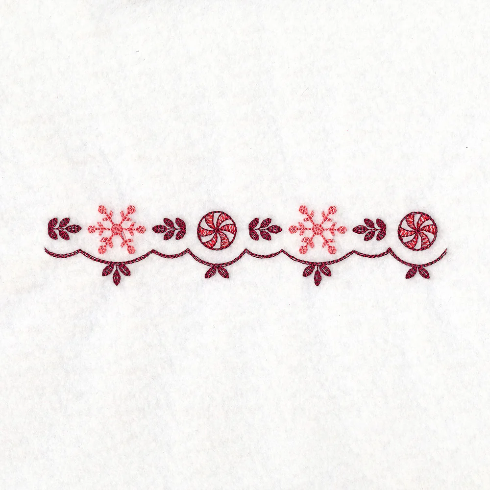 Christmas Delft Snowflake Border - Image 4