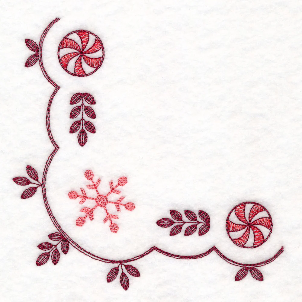 Christmas Delft Snowflake Corner - Image 2