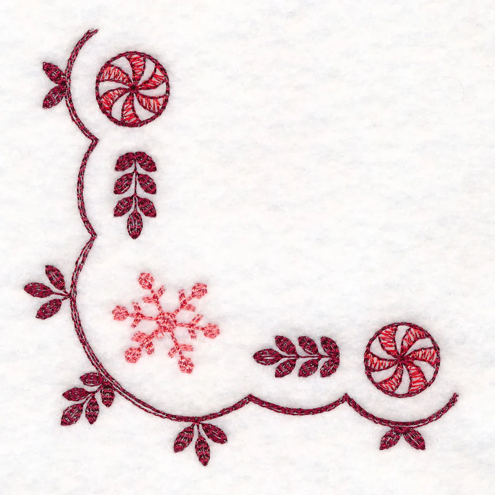 Christmas Delft Snowflake Corner - Image 4