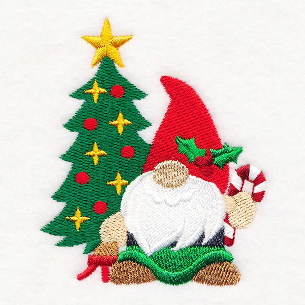 Christmas Gnome with Tree