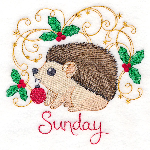 Christmas Hedgehog on Sunday - Image 3