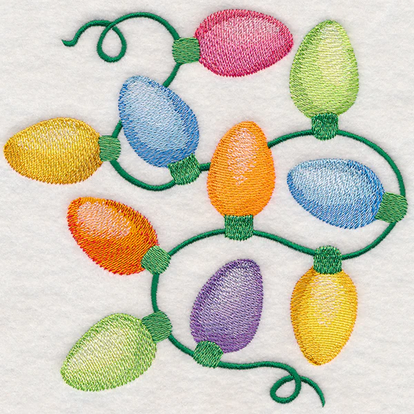 Christmas Lights in Watercolor - Image 2