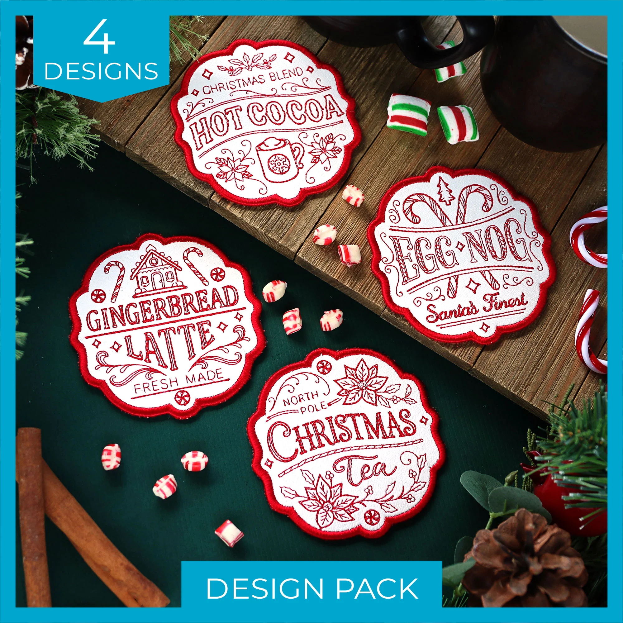 Christmas Market Coasters Design Pack - Image 6