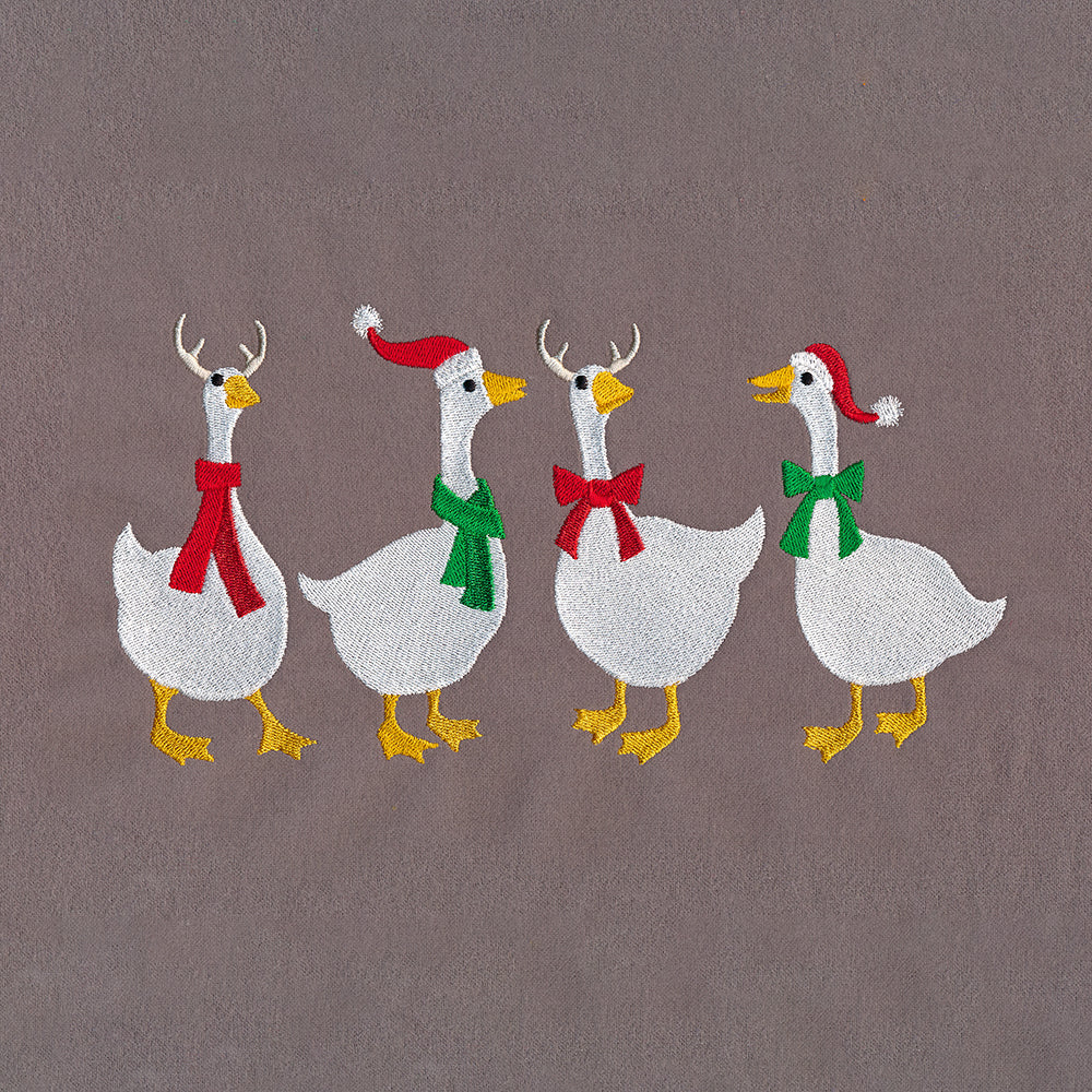 Christmas Party Geese Border - Image 2