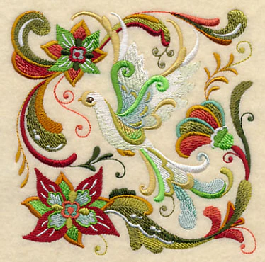 Christmas Peace Dove Square 1 - Image 4