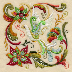 Christmas Peace Dove Square 1 - Image 5