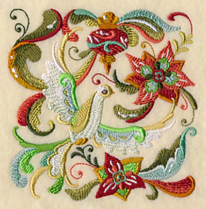 Christmas Peace Dove Square 2 - Image 5