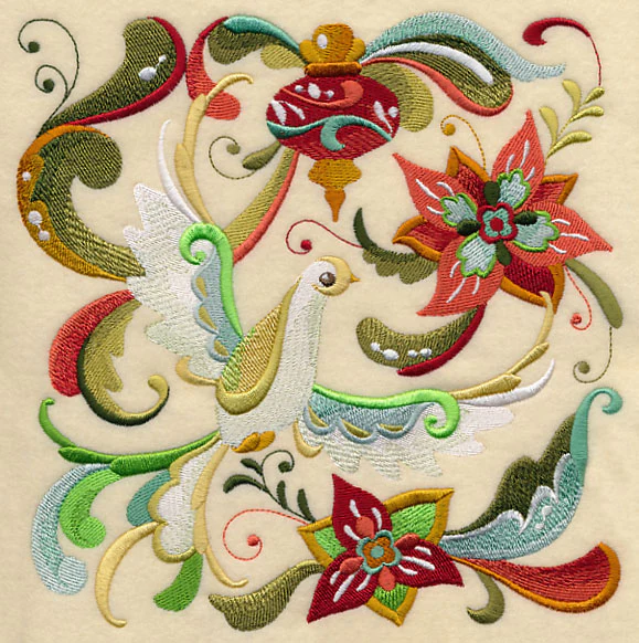 Christmas Peace Dove Square 2 - Image 6