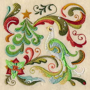 Christmas Peace Dove Square 3 - Image 5