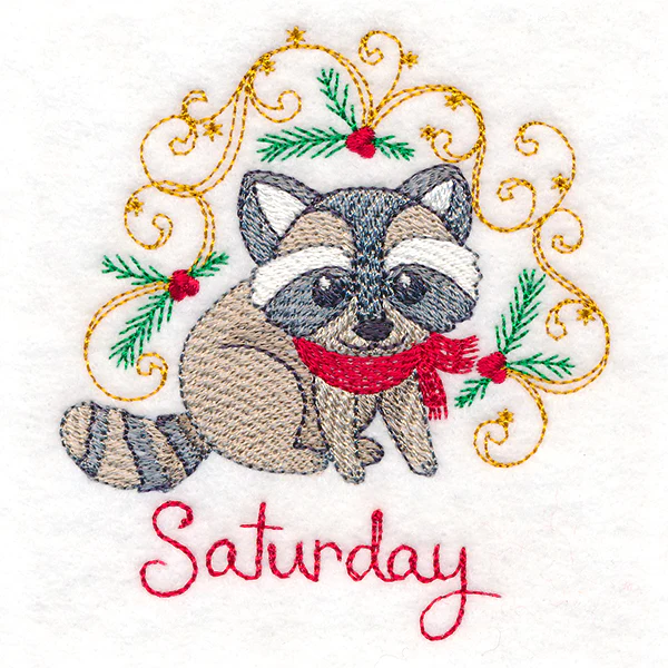 Christmas Raccoon on Saturday - Image 2
