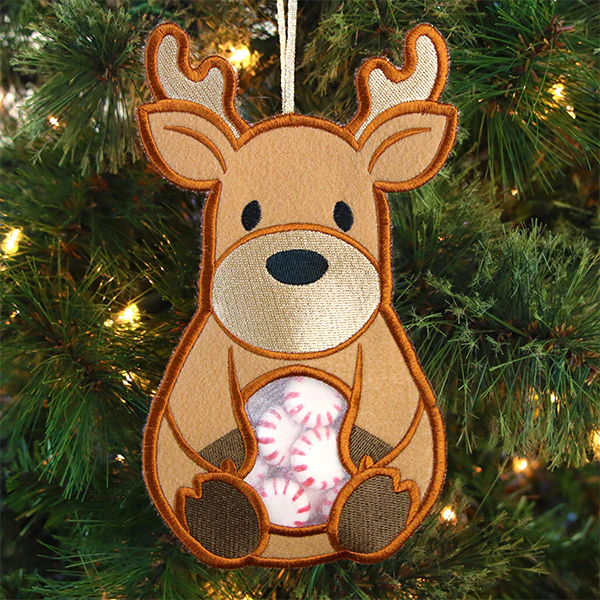Christmas Reindeer Candy Holder (In-the-Hoop) - Image 8